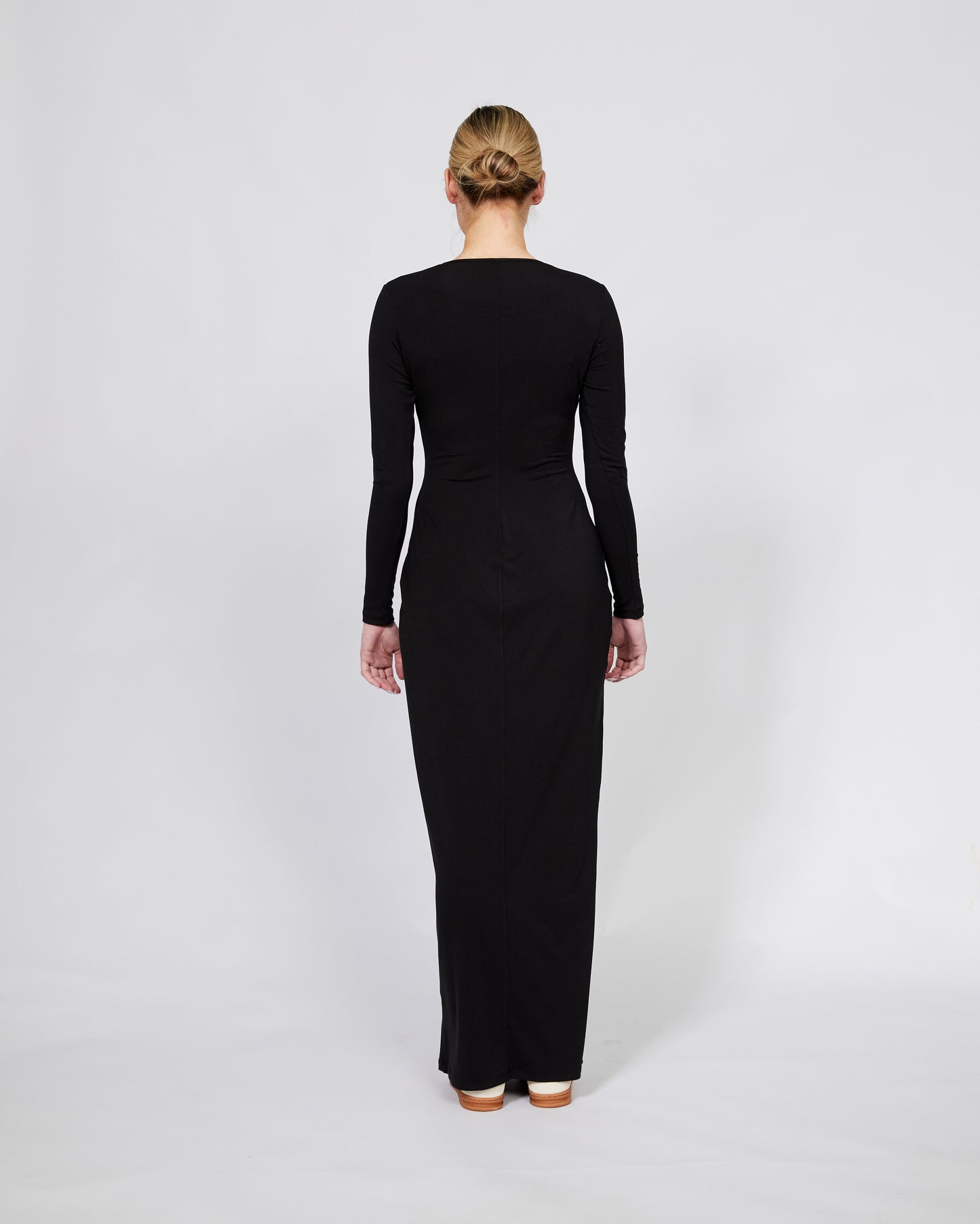 Fitted Jersey LS Dress