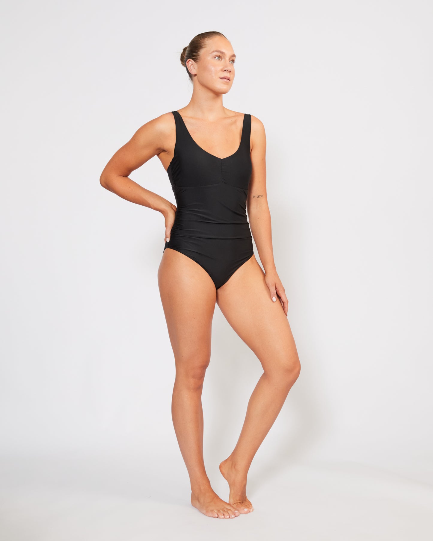 Underwire Gathered One Piece
