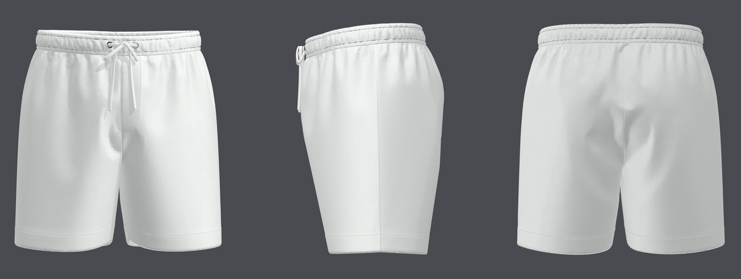 Mens Elastic Waist Short