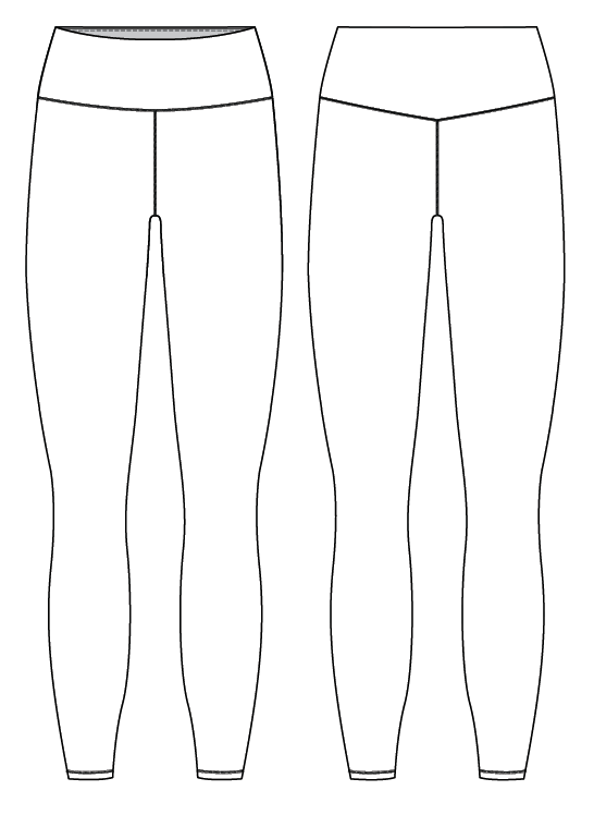 Active High Waist Full Length Legging