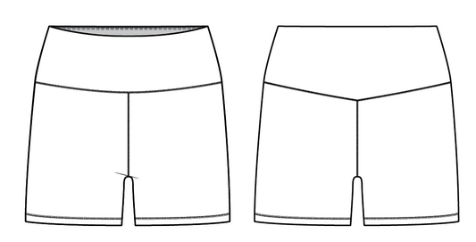 Active High Waist Short 11cm