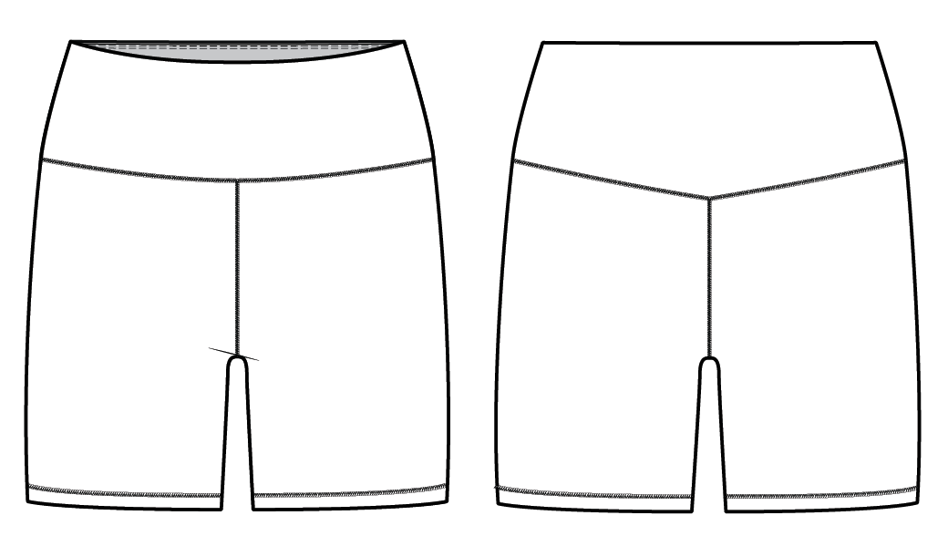Active High Waist Short 15cm