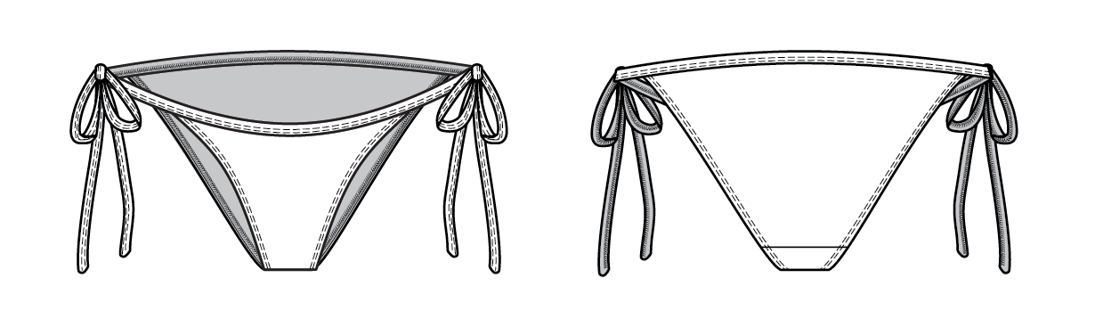 Side Tie Bikini Brief