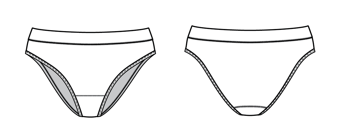 Mid Waist Brief