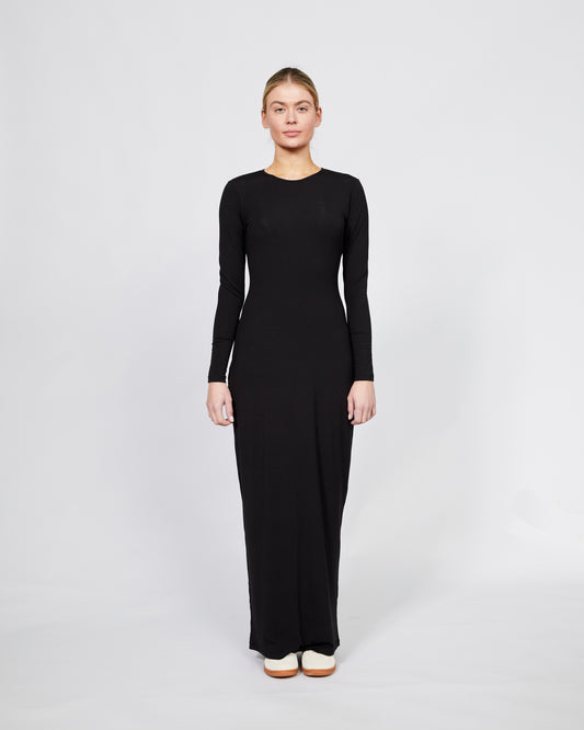 Fitted Jersey LS Dress