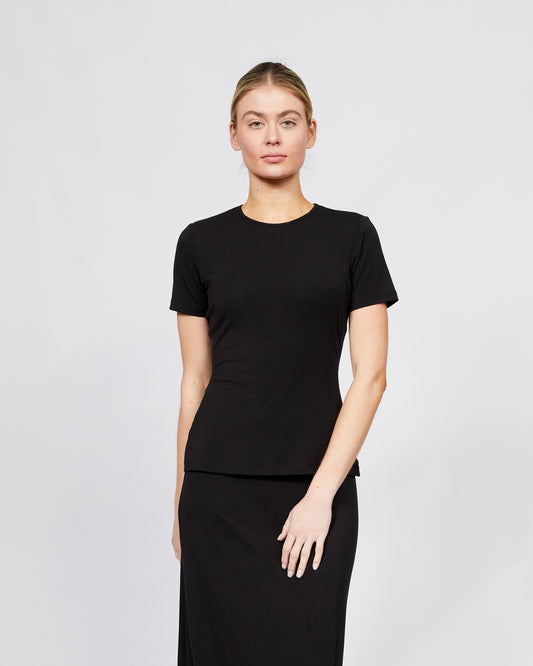 Fitted Jersey SS Top