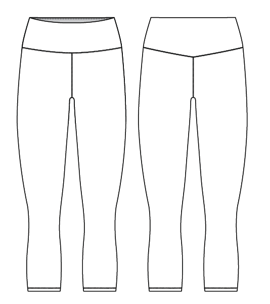 Active High Waist 3/4 Legging