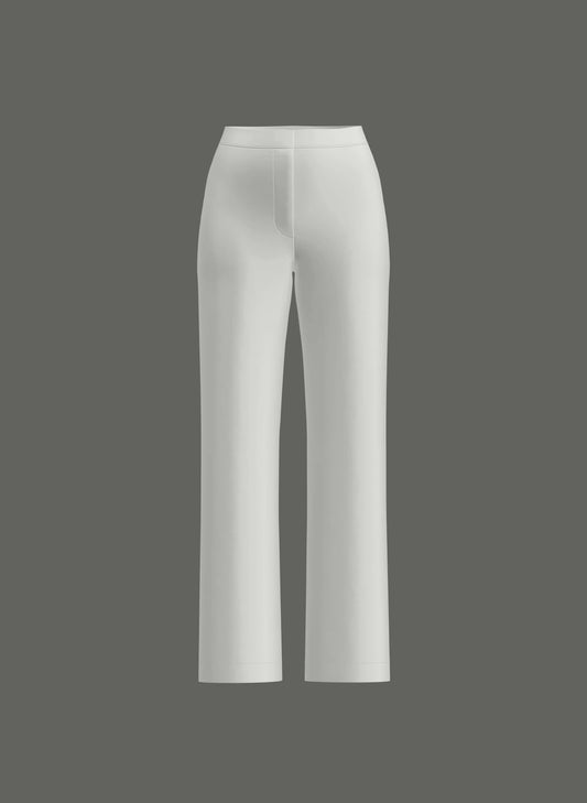 Womens Fitted Wide Leg Pant